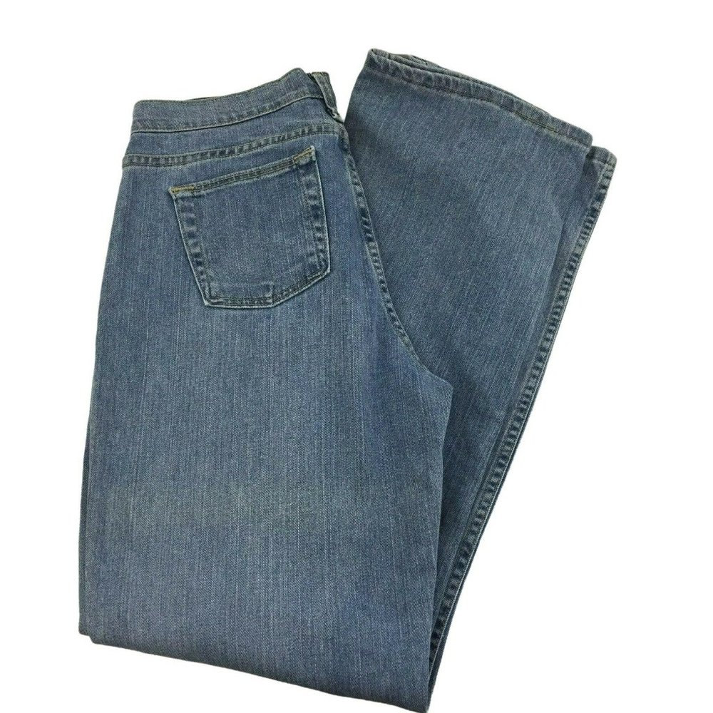 Cabelas Casuals Jeans 8 Regular Blue Medium Wash Womens 5 Pocket Zipper Fly